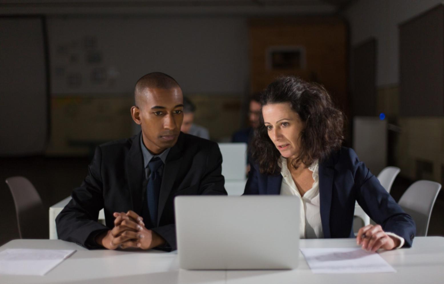 Modern payment processing server infrastructure with real-time monitoring displays